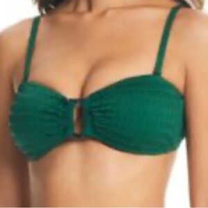 Bar III Pucker Up Bikini Top - NWT - Size M